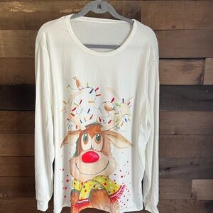 Men's Festive Reindeer PJ’s Large